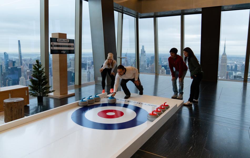 Curling at Edge NYC